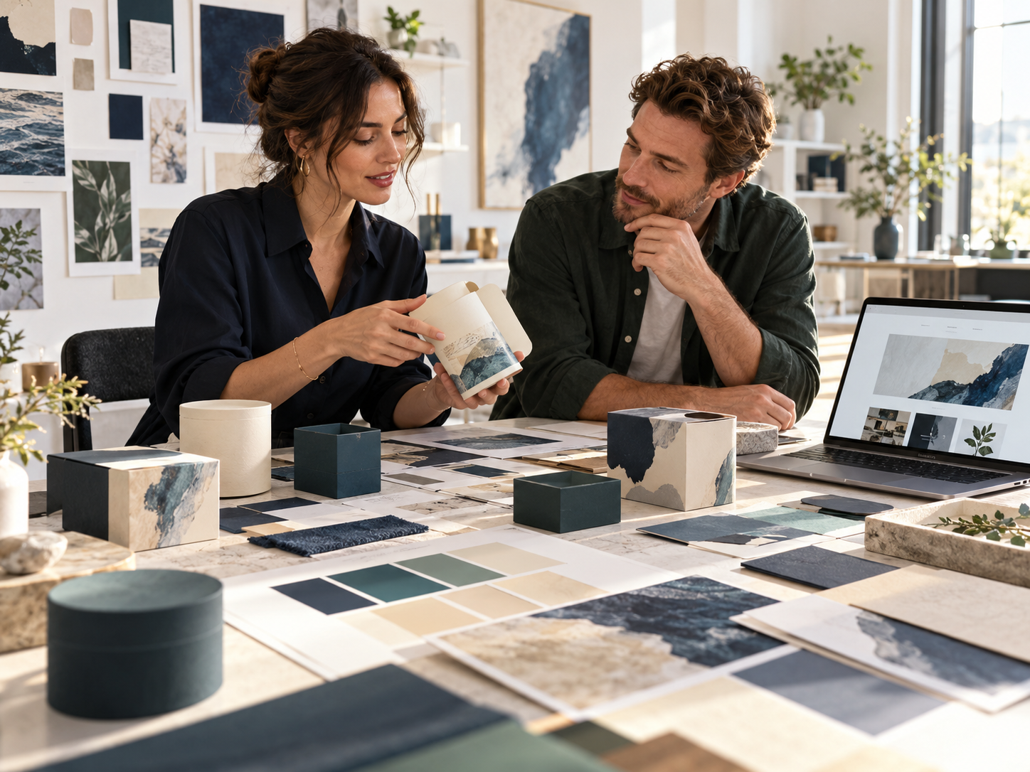 Illustrative human-centered service concept: A brand people recognize. A presence they can find.